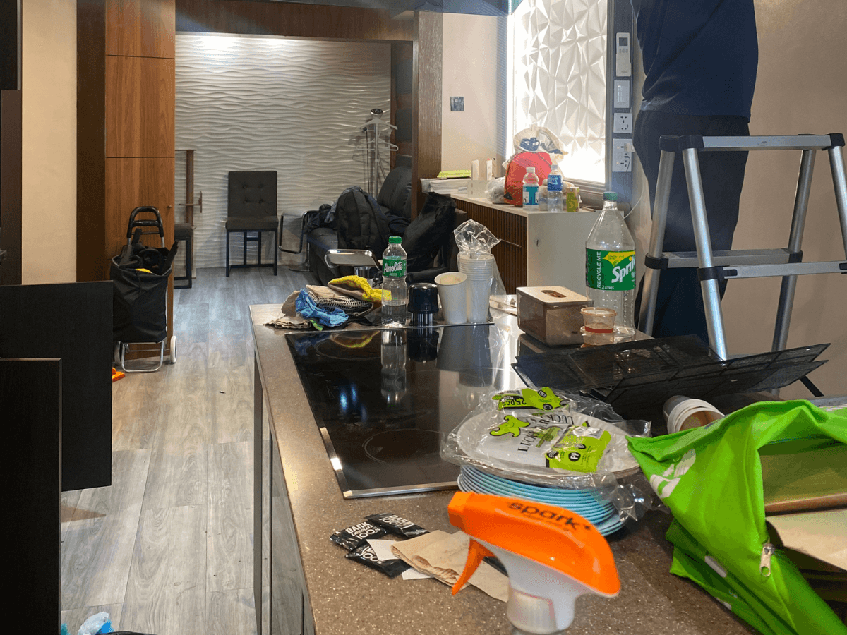 Condo Deep Cleaning before